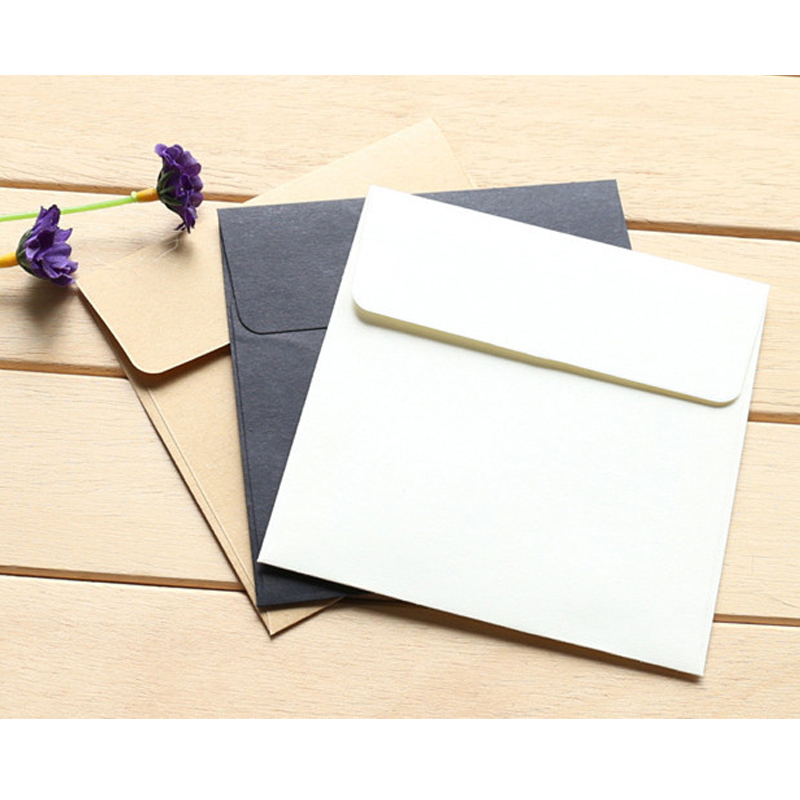 Letter Envelope Kraft - Wysokiej jakości 10 sztuk/partia Mini 10cm*10cm