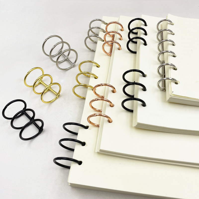 Binder Clip Assorted - 2 sztuk/zestaw metalowe pierścienie do książek