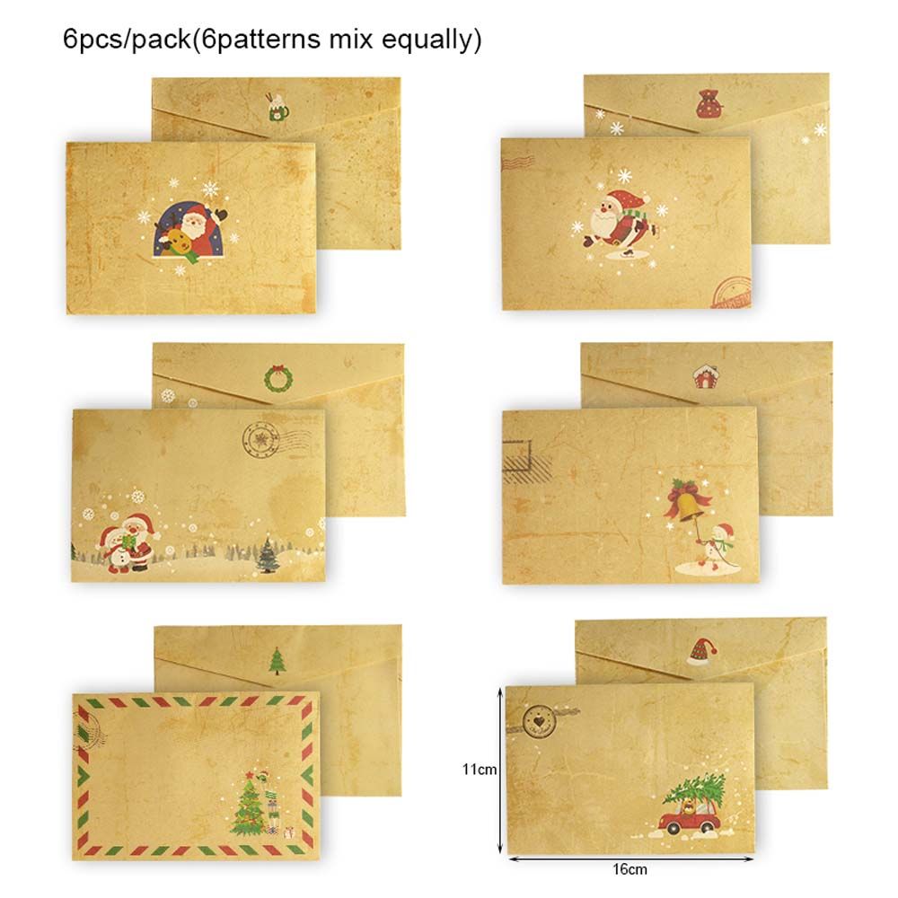 Zestaw DIY 6 szt./zestaw Kartk – Letter Envelope Kraft recenzja i cena