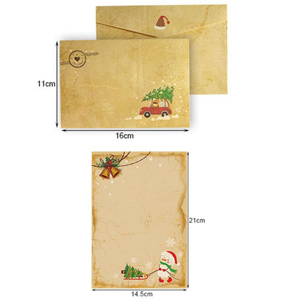 Zestaw DIY 6 szt./zestaw Kartk – Letter Envelope Kraft recenzja i cena