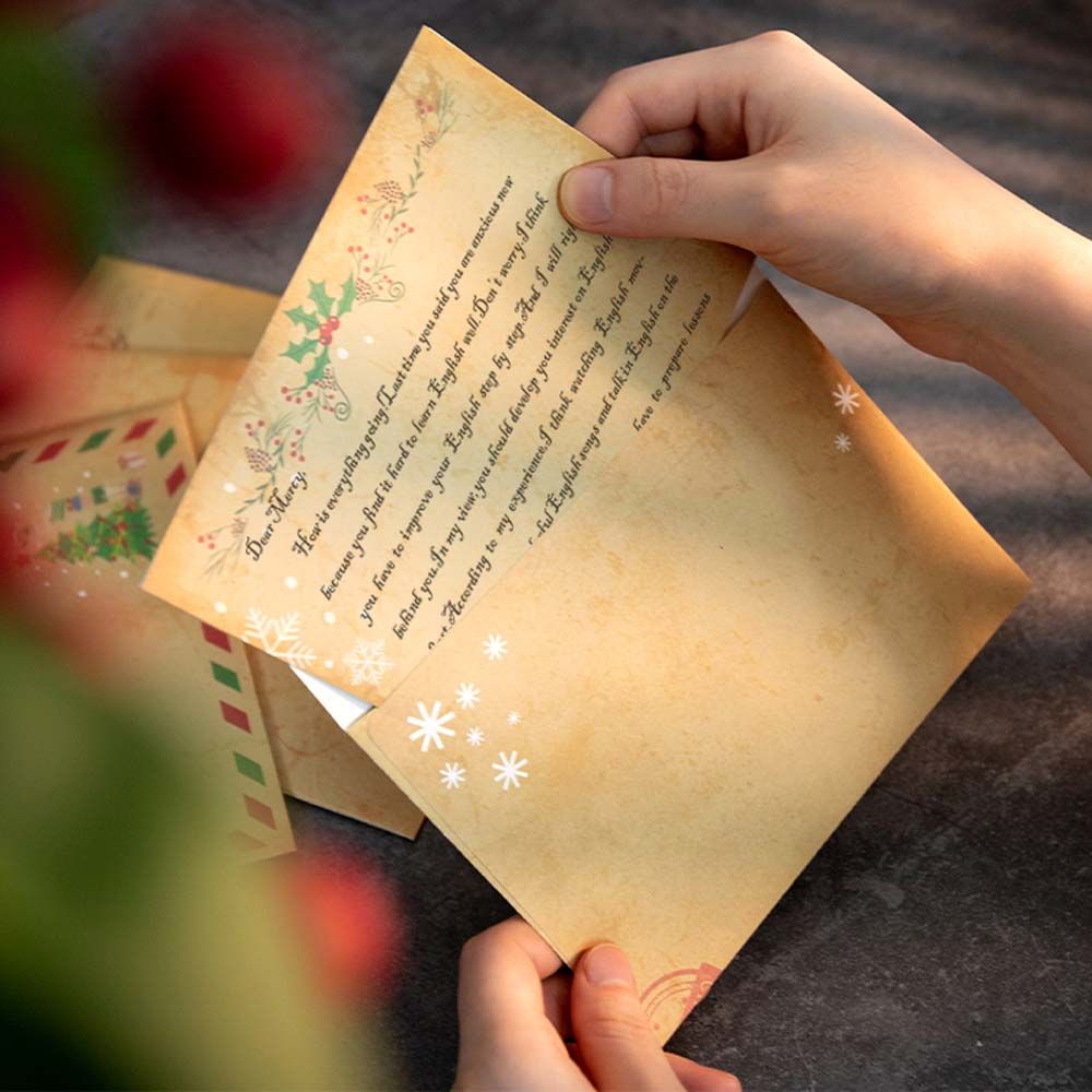 Zestaw DIY 6 szt./zestaw Kartk – Letter Envelope Kraft recenzja i cena
