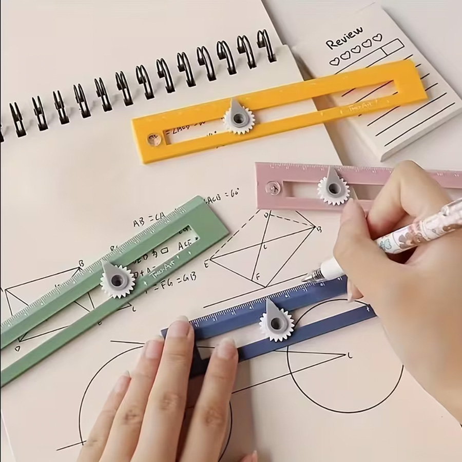 Kompas 2w1 Kolorowy Wielofunkc – Compass Geometry Set recenzja i cena