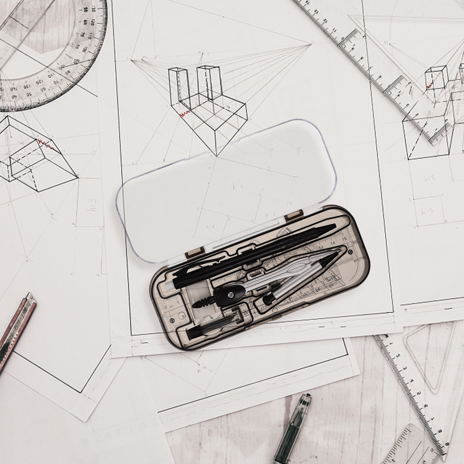 1 zestaw wielofunkcyjnych narz – Compass Geometry Set recenzja i cena