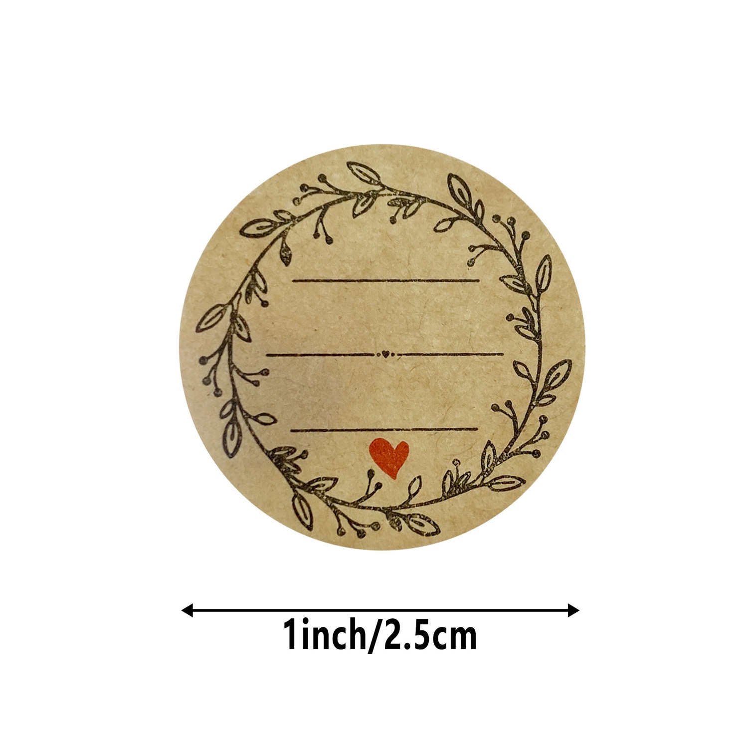 500 sztuk/rolka naklejek z pap – Letter Envelope Kraft recenzja i cena
